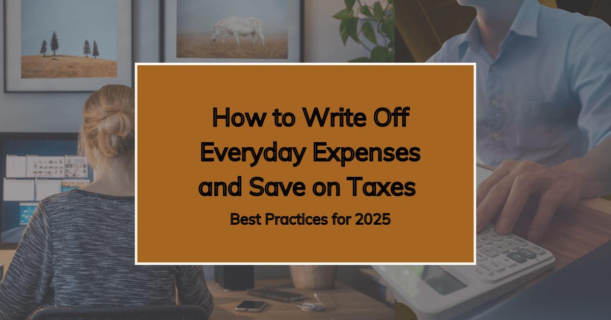 how to write off everyday expenses cover photo