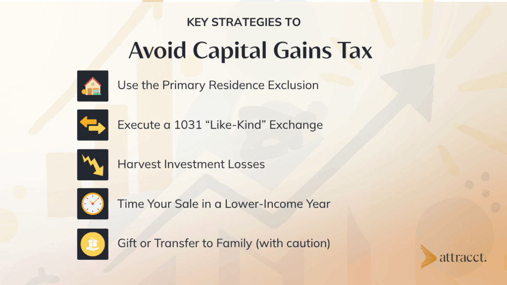 five key strategies to avoid capital gains tax