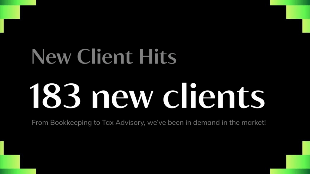 new client hits