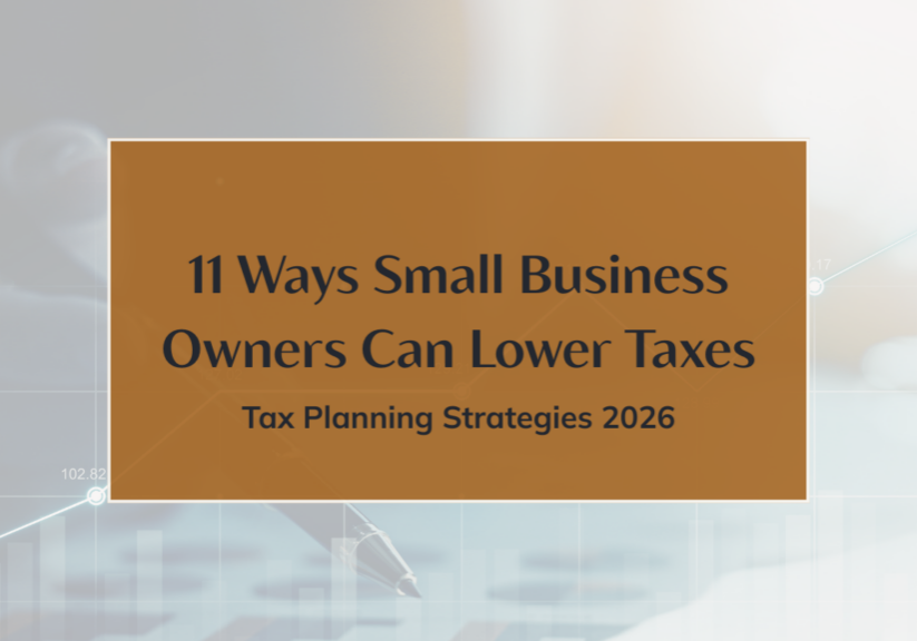 tax planning strategies 11 ways small business owners can lower taxes